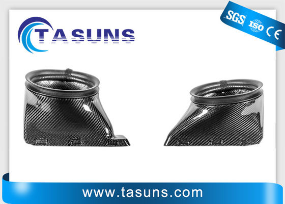 Kalite  CE Carbon Fiber Intake Front Bumper Intake Hole Air Duct Cover Fabrika