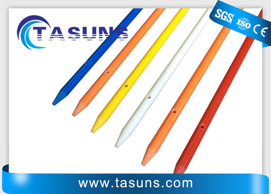 Kalite  Round Pre Drilled Pultruded Fiberglass Rod Electric Fence Posts Rods Fabrika