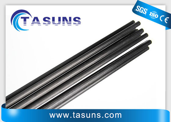 350-450mm Çekilmiş Karbon Çubuklar, 6mm T300 Karbon Fiber Yuvarlak Stok